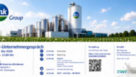 Einladung RWI Unternehmergespräch 21.05.2026